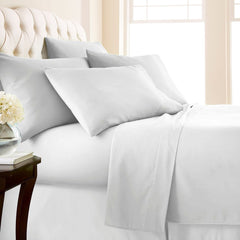 1800 Thread Count Bamboo Sheets – Double Brushed, Soft & Breathable, Deep Pocket Set