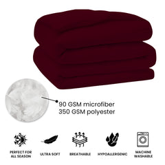 1-Piece: Ultra Fluffy All-Season Comforter – Cozy, Lightweight & Breathable Blanket for Bed