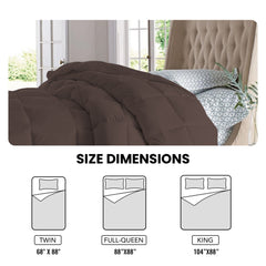 1-Piece: Ultra Fluffy All-Season Comforter – Cozy, Lightweight & Breathable Blanket for Bed