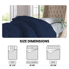 1-Piece: Ultra Fluffy All-Season Comforter – Cozy, Lightweight & Breathable Blanket for Bed