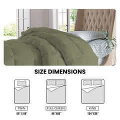 1-Piece: Ultra Fluffy All-Season Comforter – Cozy, Lightweight & Breathable Blanket for Bed