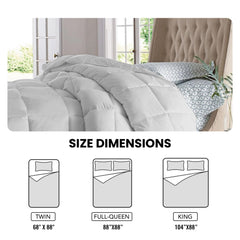 1-Piece: Ultra Fluffy All-Season Comforter – Cozy, Lightweight & Breathable Blanket for Bed
