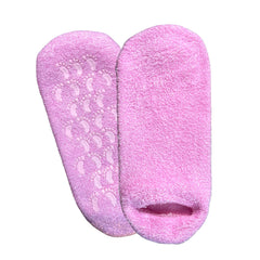 1-Pair Moisturizing Gel-Lined Spa Socks – Hydrating Foot Mask for Dry, Cracked Feet & Soft, Reusable Foot Care