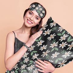 5-Piece Satin Sleep Set – Pillowcase, Eye Mask & 3 Scrunchies – Silky Soft for Skin & Hair, Frizz Control, Beauty Sleep Essential – Anti-Breakage & Light Blocking