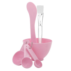 6-Piece DIY Spa Mask Kit – Mixing Bowl, Measuring Spoons, Silicone Brush & Spatula for Mess-Free Skincare