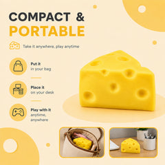 3-Pack: Squishy Squeeze Toys Set – Soft Fidget Sensory Toys, Assorted Slow-Rising Stress Relief Squeeze Toys, Mystery Surprise Fun Set for Party Favors, Classroom Rewards, Gifts & Everyday Play