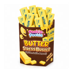 Giant Butter Slow-Rise Squishy Toy – Oversized Butter Stick Sensory Fidget with Two-Hand Squeeze Design, Food-Inspired Desk Accessory & Novelty Gift, Ages 3+