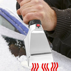 12V Heated Car Ice Scraper, Plug-In Windshield Snow & Ice Tool, 1 or 2 Pack