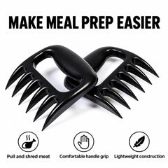 Meat Shredder Claws for BBQ Pulled Pork & Chicken, 1 or 2 Pairs