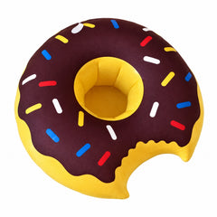 3-Pack Inflatable Donut Drink Holders, Floating Cup Holders for Pool Days