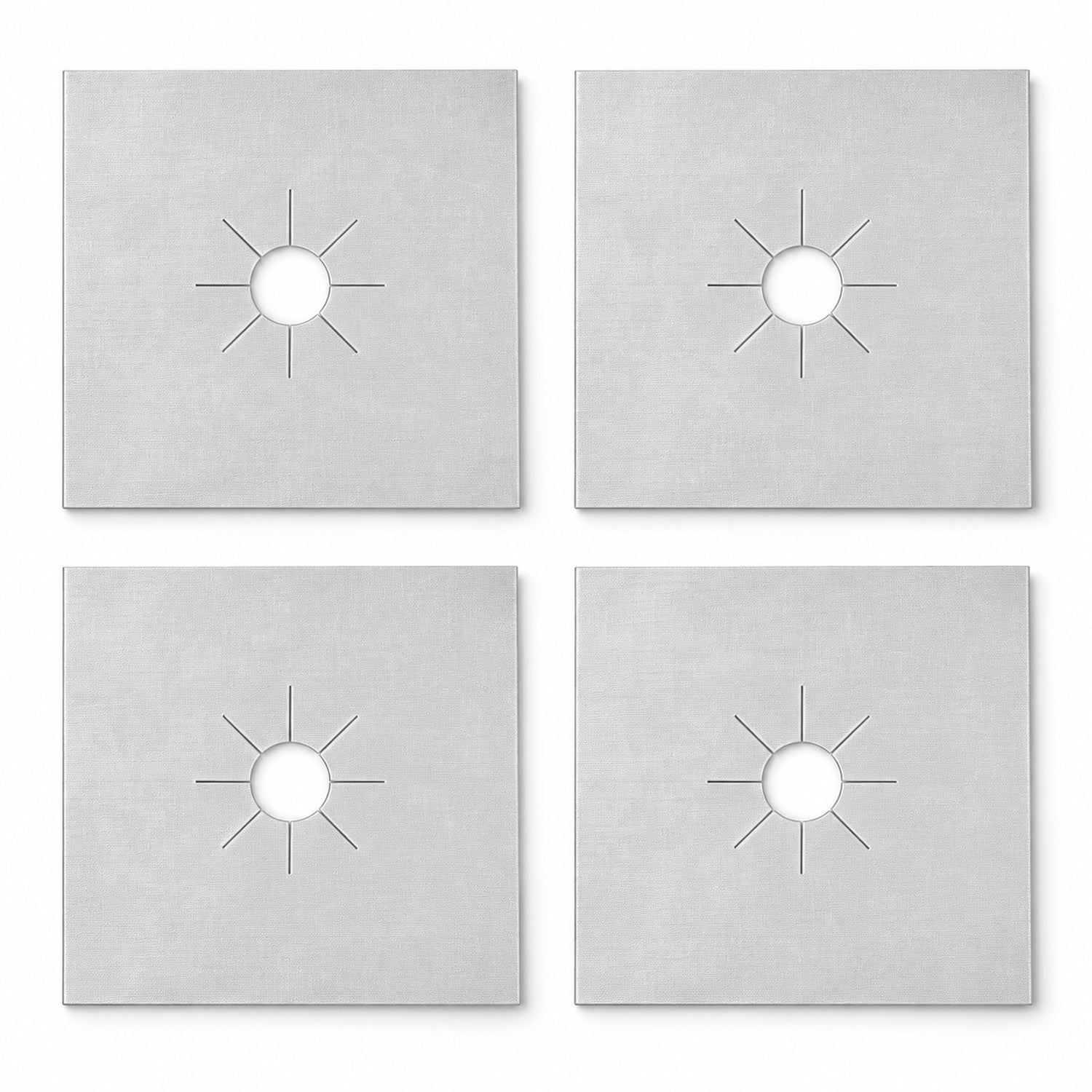 Reusable Gas Stove Burner Covers, Trim-to-Fit Nonstick Liners, 4, 8 or 12 Pack