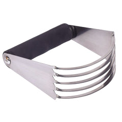 Pro Stainless Steel Pastry Cutter & Dough Blender – Heavy Duty Butter Mixer with Soft Grip Handle for Baking & Mashing (1-Pack or 2-Pack)