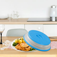Collapsible Microwave Food Cover Spill Protector Dome with Easy Grip (1-Pack or 2-Pack)