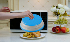 Collapsible Microwave Food Cover Spill Protector Dome with Easy Grip (1-Pack or 2-Pack)