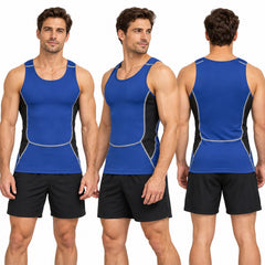 Men's Sleeveless Quick-Dry Workout Shirt, Lightweight Exercise Tank Top