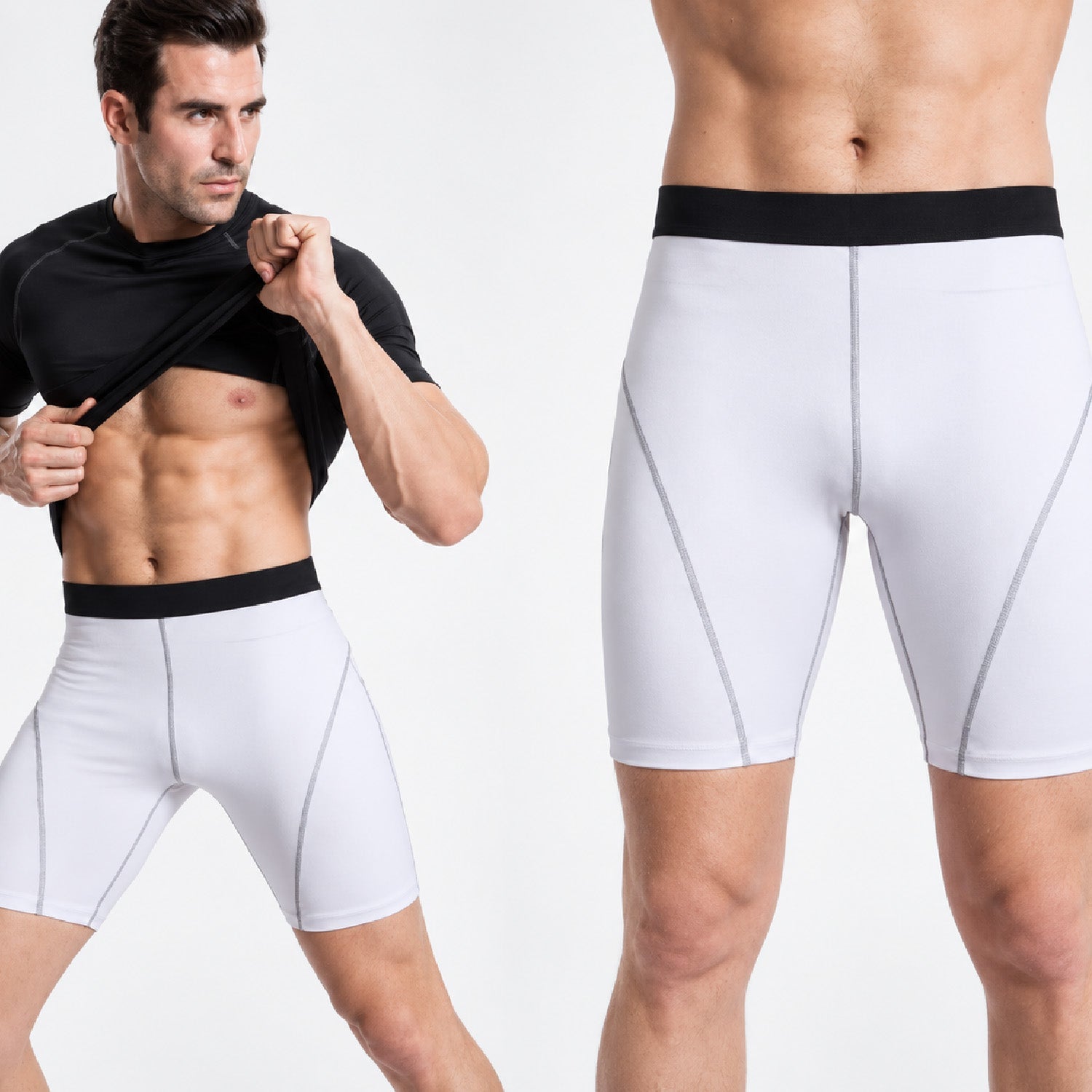 Men's Quick-Dry Stretch Shorts for Workouts, Walking & Everyday Wear