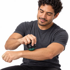 Handheld Rolling Massage Ball, Compact Body Massager for Home & Travel