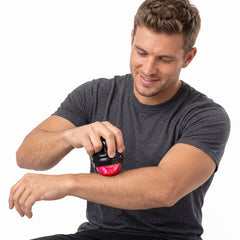 Handheld Rolling Massage Ball, Compact Body Massager for Home & Travel