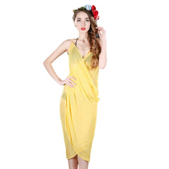 Women's Swimsuit Cover-Up Wrap Dress, Lightweight Beach & Pool Layer