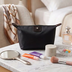 Candy Makeup Bag for Women – Lightweight Nylon Cosmetic Pouch in Assorted Colors, Portable Travel Makeup Organizer for Purse, Toiletries, Beauty Essentials & On-the-Go Touchups