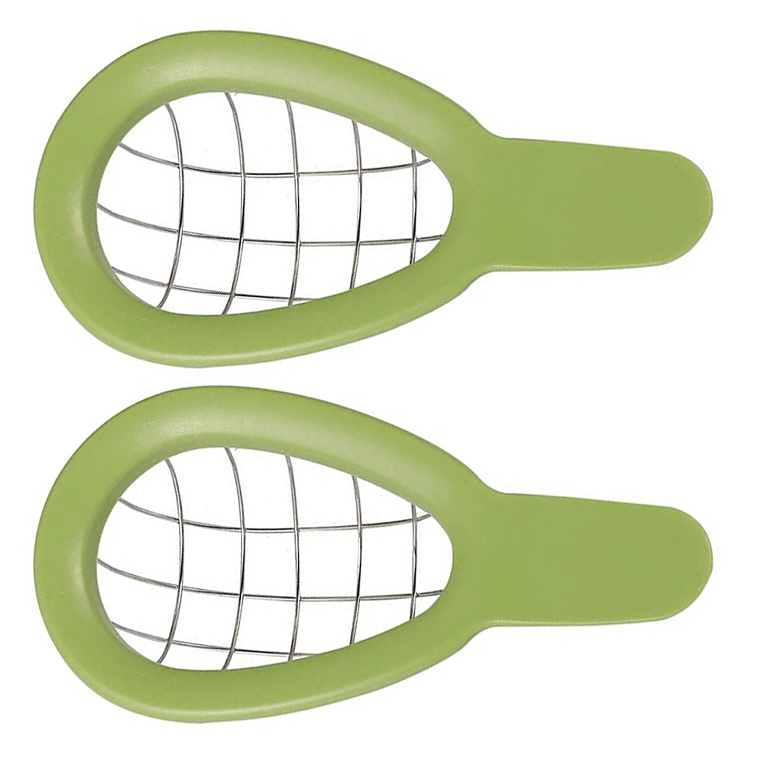 Avocado Slicer & Cuber, Stainless Steel Kitchen Prep Tool, 1 or 2 Pack