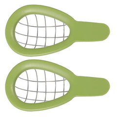 Avocado Slicer & Cuber, Stainless Steel Kitchen Prep Tool, 1 or 2 Pack