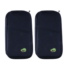 Travel Wallet & Passport Holder, Water-Resistant Organizer with 14 Compartments, 1 or 2 Pack