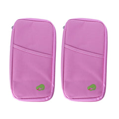 Travel Wallet & Passport Holder, Water-Resistant Organizer with 14 Compartments, 1 or 2 Pack