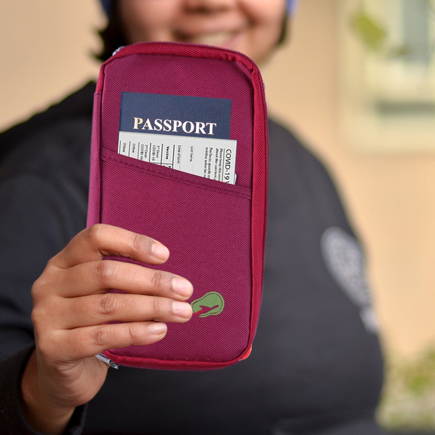Travel Wallet & Passport Holder, Water-Resistant Organizer with 14 Compartments, 1 or 2 Pack