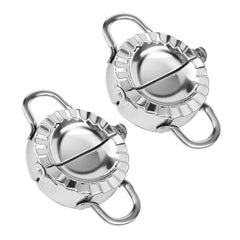Stainless Steel Dumpling & Ravioli Mold Maker – Easy Flip & Press Tool for Homemade Dumplings, Empanadas, Potstickers & More – 1-Pack or 2-Pack