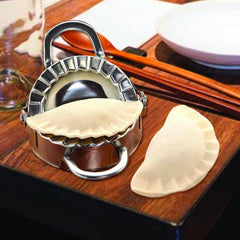Stainless Steel Dumpling & Ravioli Mold Maker – Easy Flip & Press Tool for Homemade Dumplings, Empanadas, Potstickers & More – 1-Pack or 2-Pack