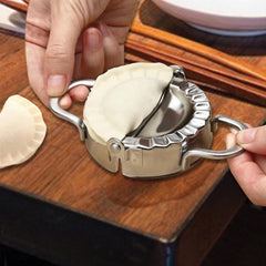 Stainless Steel Dumpling & Ravioli Mold Maker – Easy Flip & Press Tool for Homemade Dumplings, Empanadas, Potstickers & More – 1-Pack or 2-Pack