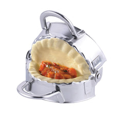 Stainless Steel Dumpling & Ravioli Mold Maker – Easy Flip & Press Tool for Homemade Dumplings, Empanadas, Potstickers & More – 1-Pack or 2-Pack