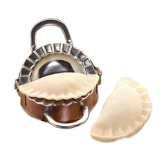 Stainless Steel Dumpling & Ravioli Mold Maker – Easy Flip & Press Tool for Homemade Dumplings, Empanadas, Potstickers & More – 1-Pack or 2-Pack