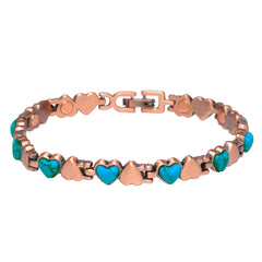 Women Magnetic Therapy Pain Relief Balance Energy Sleep Copper Bracelet