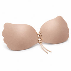 Reusable Strapless Adhesive Push-Up Bra, Backless Front-Fastening Cups, A to D