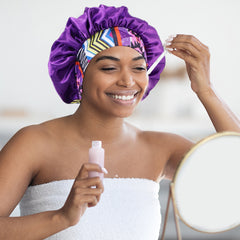 3-Pack: Women’s Satin Head Wraps – Silky Bonnet Caps for Sleeping, Hair Protection, Chemo, & Daily Wear – Lightweight, Breathable, One Size Fits Most