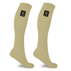 Official US Army Graduated Compression Socks 2-Pack – 15-20 mmHg Knee High Compression Socks with Arch Support & Comfort Band for Men & Women, Medium, Large & XL