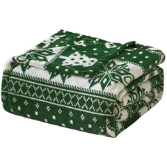 Holiday & Christmas Micro Plush Throw Blanket – Ultra Soft 50" x 60" Cozy Blanket for Couch, Bed & Movie Nights – Lightweight, Warm, Machine Washable Gift Essential
