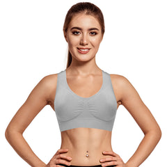 Seamless Total Comfort Bra – Wireless, Tagless & Ultra-Soft Everyday Bra with Removable Pads – Smooth Full-Coverage Lounge Bra for All-Day Comfort (5 Colors)