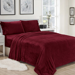 Microplush Ultra Premium Sheet Set – All Season Soft Brushed Bed Sheets with Deep Pockets – Cozy, Warm & Lightweight Bedding Set, Secure Fit for Mattresses up to 14 Inches