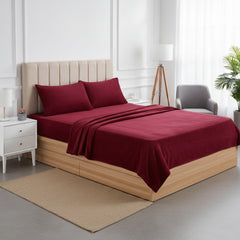 Microplush Ultra Premium Sheet Set – All Season Soft Brushed Bed Sheets with Deep Pockets – Cozy, Warm & Lightweight Bedding Set, Secure Fit for Mattresses up to 14 Inches