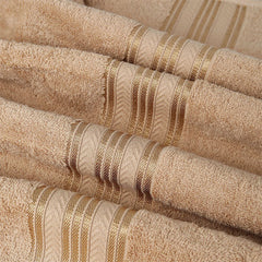 12-Piece Premium Cotton Towel Set – Ultra Soft & Absorbent Bathroom Towels with 4 Bath, 4 Hand & 4 Washcloths – Durable Everyday Luxury Towels
