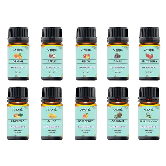 Holiday Collection Therapeutic-Grade Aromatherapy Essential Oil Set (10-Piece)