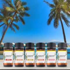 Tropical Collection Therapeutic-Grade Aromatherapy Essential Oil Set (6-Piece)