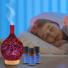 6-Pack: Pure Essential Oils Gift Set for Diffuser, Humidifier, Massage, Aromatherapy, Skin & Hair Care