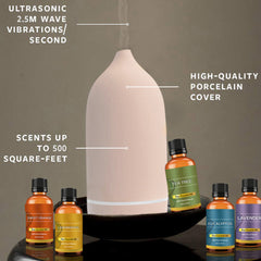 Porcelain Ultrasonic Aromatherapy Essential Oil Diffuser