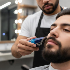 Rechargeable Clipper & Washable Electric Shaver – Wet & Dry Cordless Grooming Tool with Precision Trimmer, Pivoting Head & Stainless Steel Blades