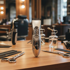 Rechargeable Clipper & Washable Electric Shaver – Wet & Dry Cordless Grooming Tool with Precision Trimmer, Pivoting Head & Stainless Steel Blades