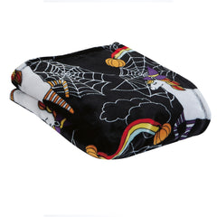 Ultra Soft Halloween Throw Blanket – 50" x 60" Cozy Micro Plush Blanket for Bed, Couch & Dorm – Lightweight, All-Season Comfort, Machine Washable